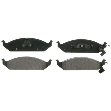 Wagner Brakes Semi-Met Disc Pad Set, Zx650A ZX650A
